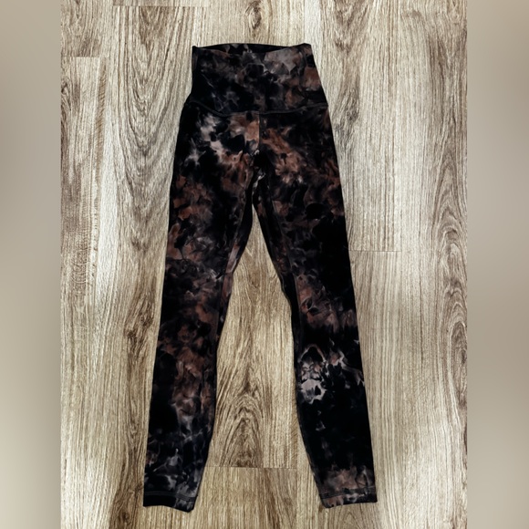 lululemon Align 25" - Diamond Dye Graphite Grey Pink Pastel. Size 0 - Picture 2 of 3